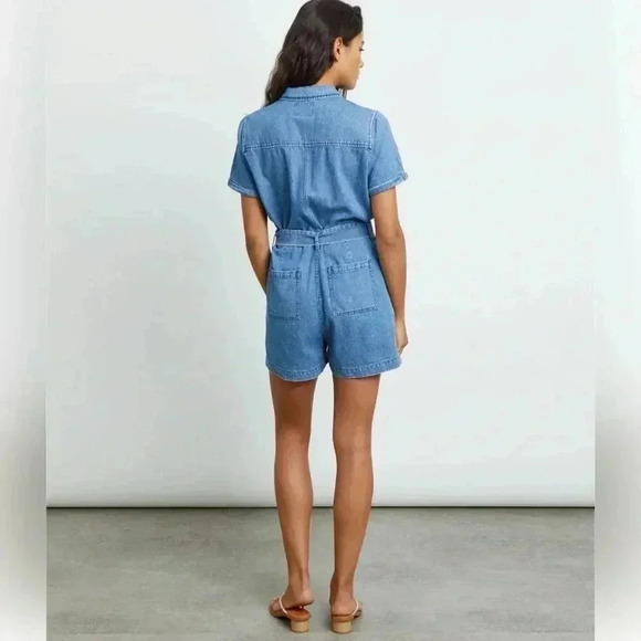 RAILS Georgie Denim Romper Size M - Picture 3 of 7